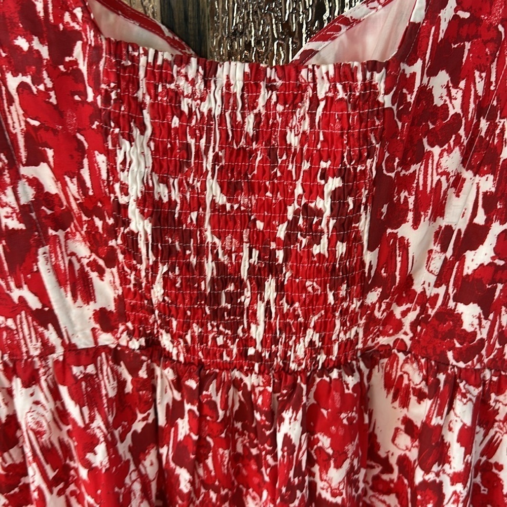 Aureta Square-Neck Corset A-Line Dress | Anthropologie size Large NWT - Picture 14 of 16